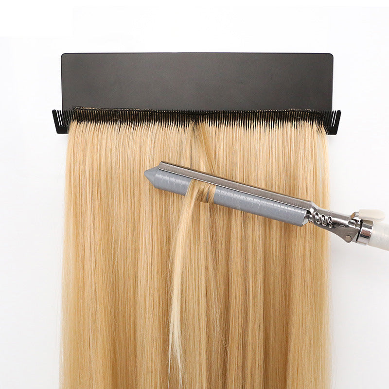 Metal Salon Strands Holder Plate Hanger for Hair Styling Hair Extensions Holder Rack Hair Extensions Rack