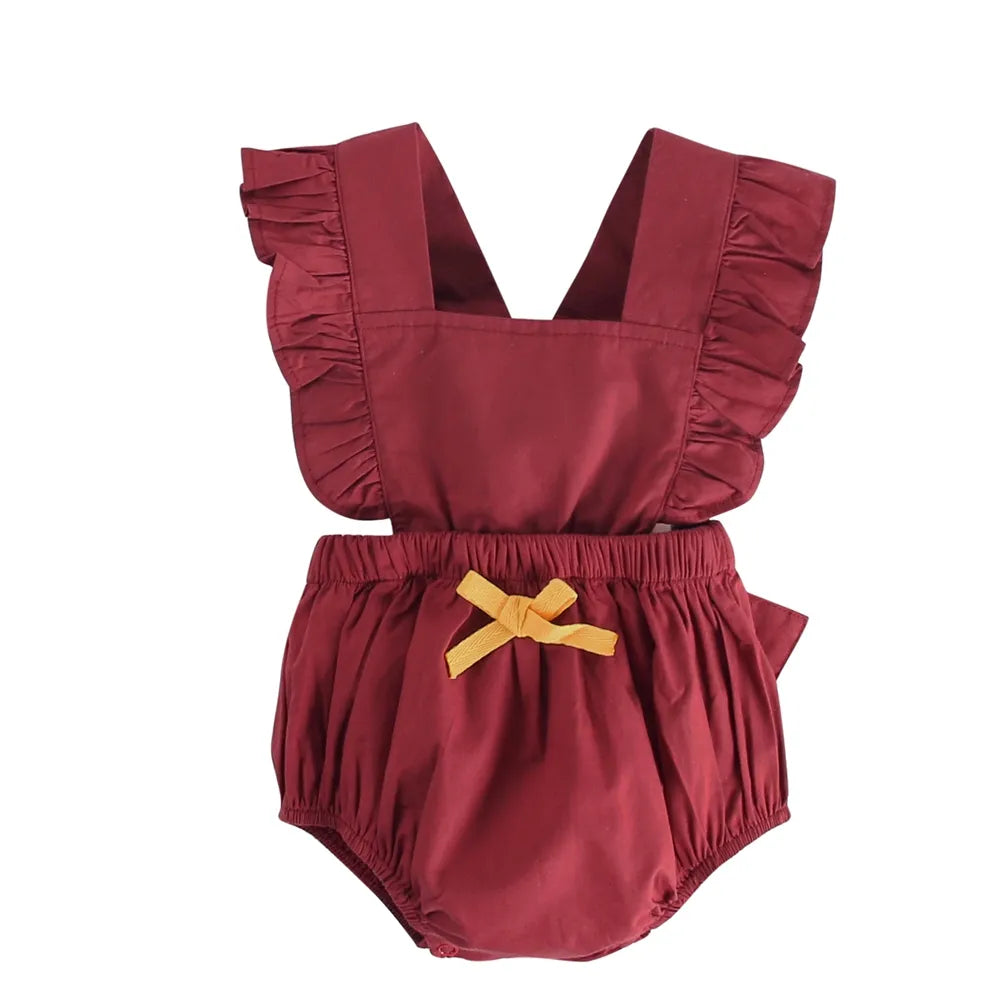 Sanlutoz Princess Baby Girls Bodysuits Cotton Baby Girl Clothing for Newborn Cute Summer Baby Bodysuit