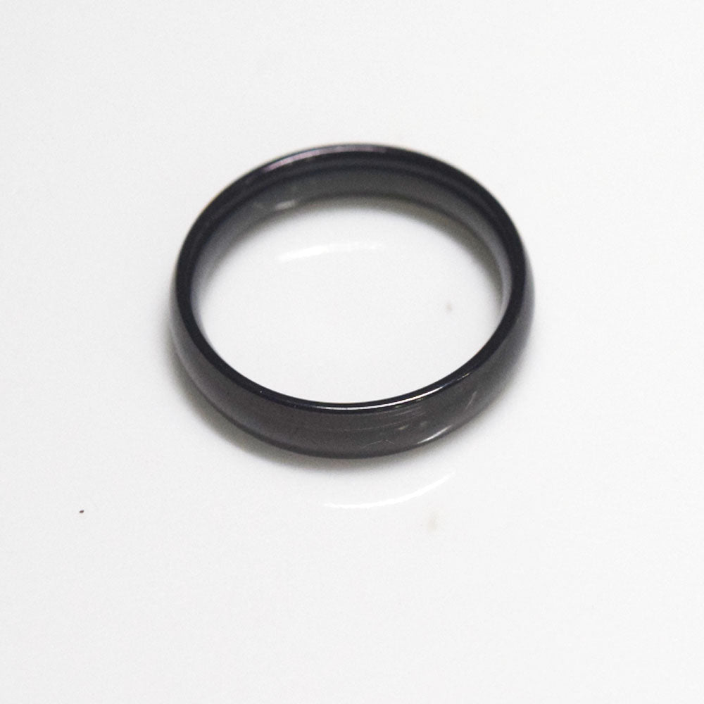 Simple 4mm 6mm 8mm Stainless Steel Jewelry Women Blank Ring Finger Rings Jewellery