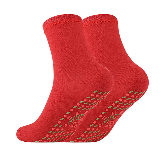 Nanotechnology Autumn Winter Self-Heating Socks Unisex Thickened Massage Yoga Health Care Crew Cotton Sports Warm Cold Socks
