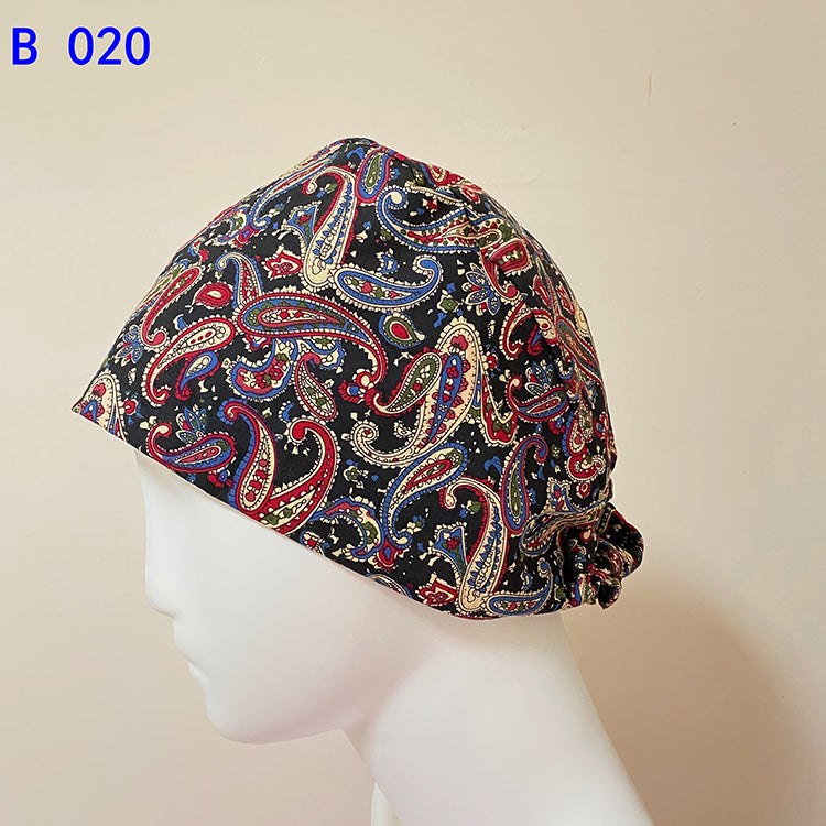 Dental Scrub Hats Medical Hat Surgical Scrub Caps Doctor Scrub Hats Medical Uniforms Cpas With Sweat Band and Strips