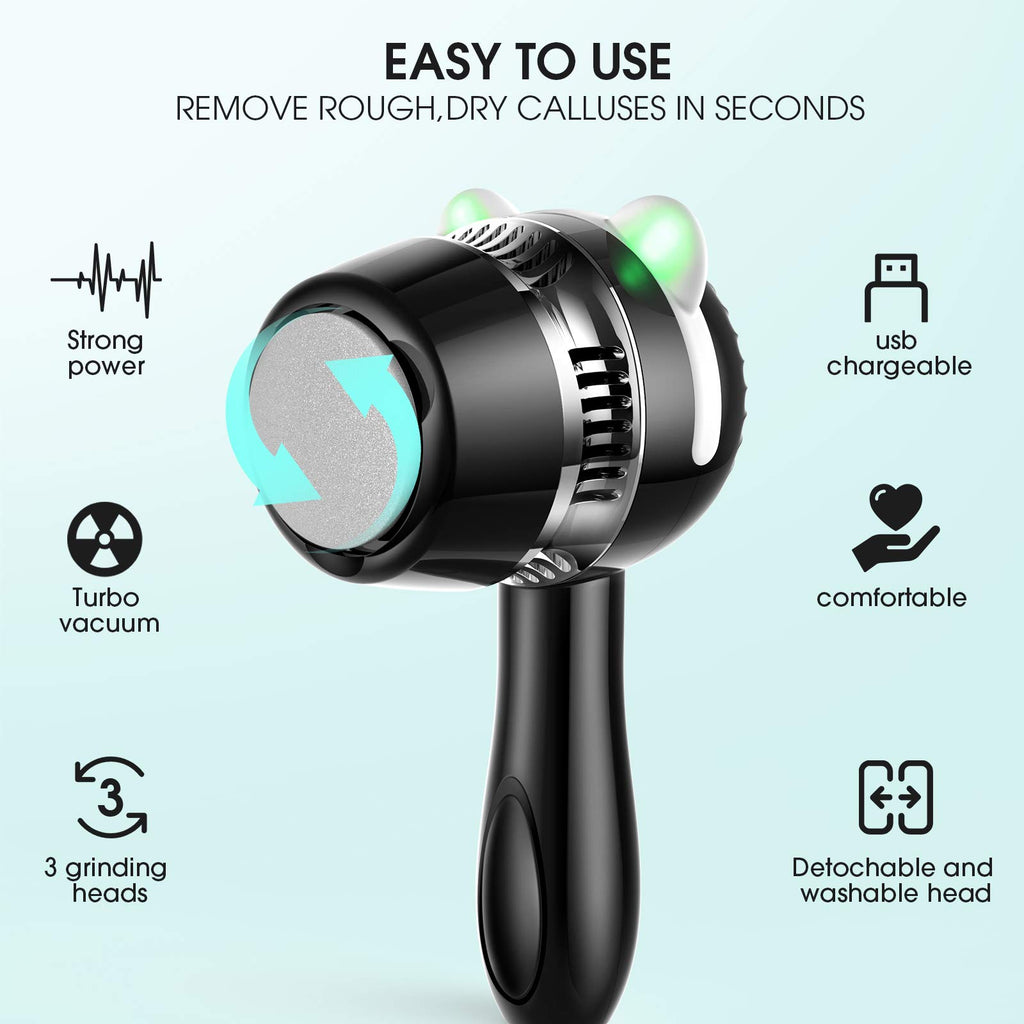 Electric Foot Grinder Vacuum Callus Remover Electric Dead Skin Remover Callus Remover Foot File Pedicure Skin Cleanser Care Tool