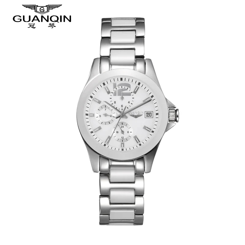 GUANQIN 50005 Women Watches Hardlex Mechanical Watch Luxury Women's Clock Waterproof Dress Girls Watches 2023