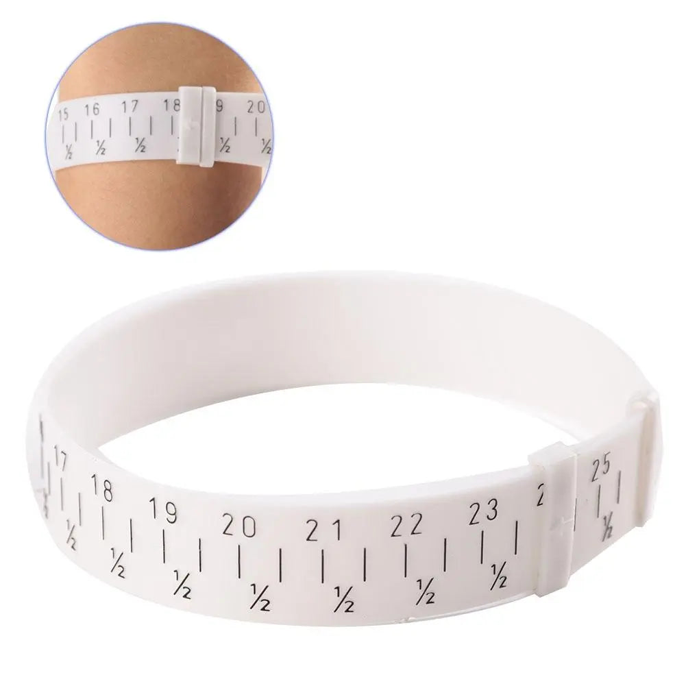 1Pc ABS Plastic Bracelet Bangle Gauge Sizer Jewelry Measure Wrist Size Tool 15-25cm Jewellery Bracelet Making Tools for Jewelers