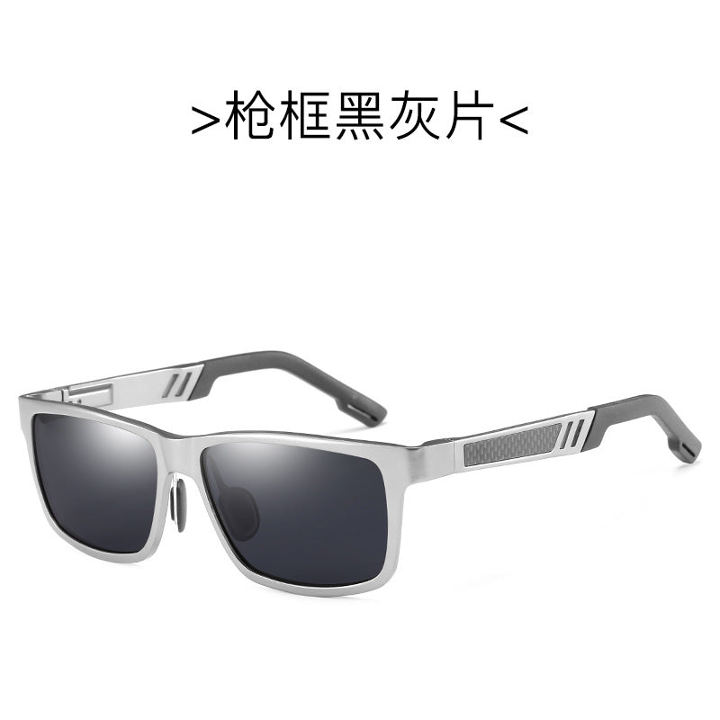 Men Aluminum Magnesium Top Quality Sunglasses Carbon Fiber Sun Glasses Luxury Polarized Sunglass, Sunglasses Sunray/