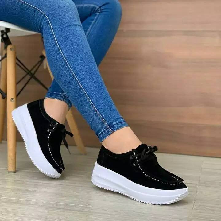 Women Relax Sneaker Anti-Slippery High Heel Sneakers Women