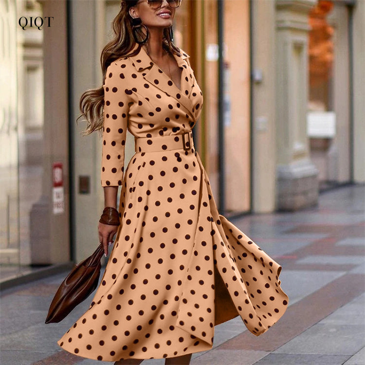 Good Quality Fashion Women Clothing Dress Elegant Casual Dresses Satin Dresses