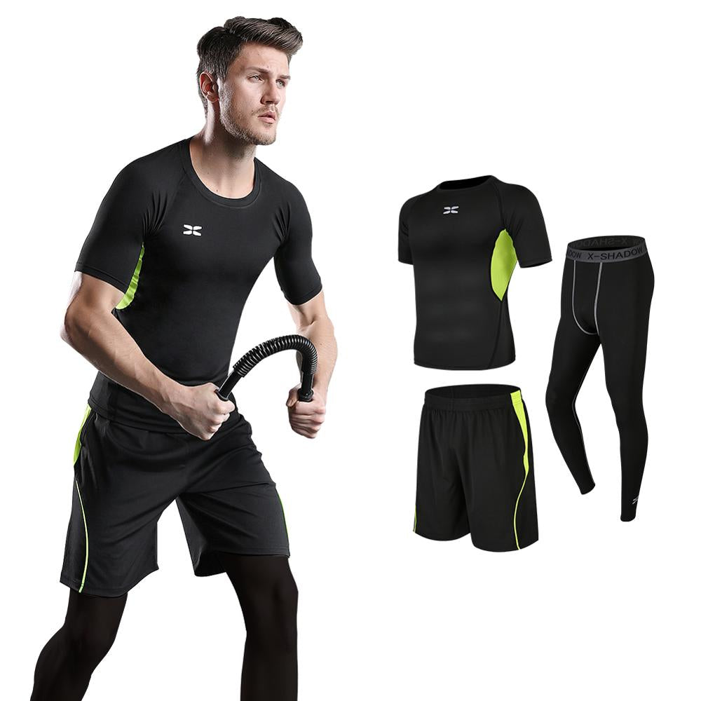 Men's Lightweight Training Fitness Sports Suit Customizable Summer Sweater Trousers Two-Piece Set Wholesale Track Suits for Mens - My Store