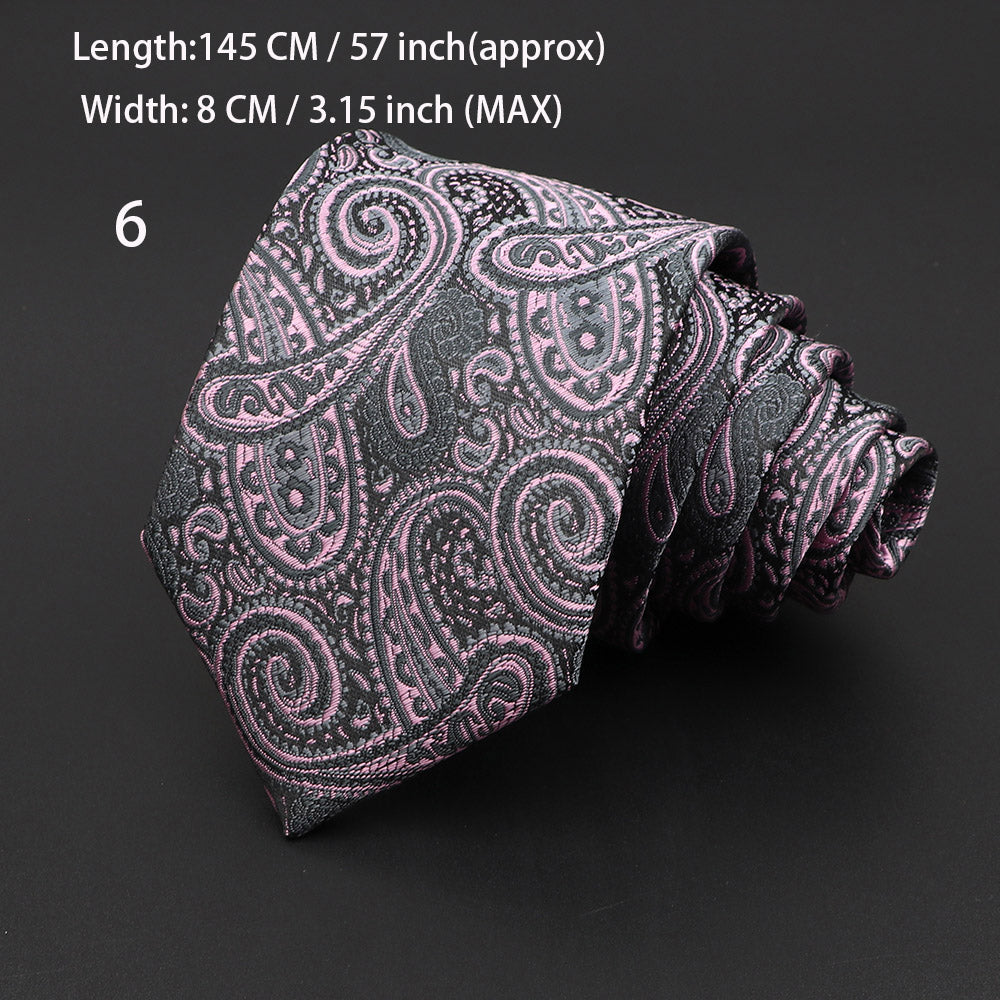 Fashion Neckties Classic Men's Stripe Necktie Royal Blue Wedding Ties Jacquard Woven Silk Men Solid Tie Polka Dots Neck Ties