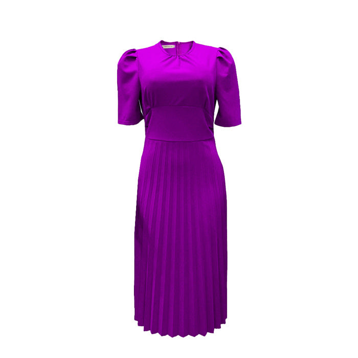 A0202-Summer Business Career Dresses Pleated Dress Women African Dresses