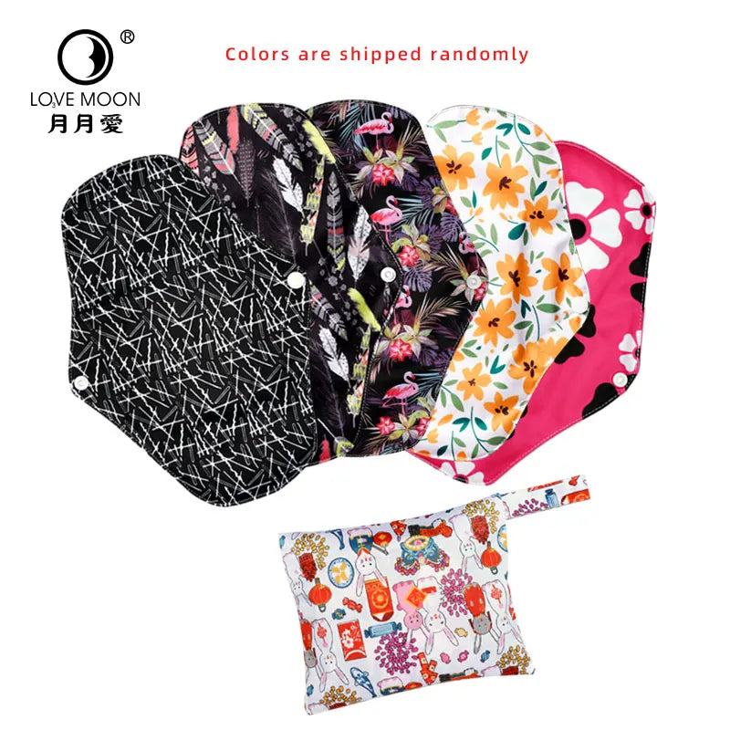 Reusable Menstrual Pads for Monthly Gaskets Women's Panties Washable Sanitary Napkin Female Hygiene Daily Towels Personal Health