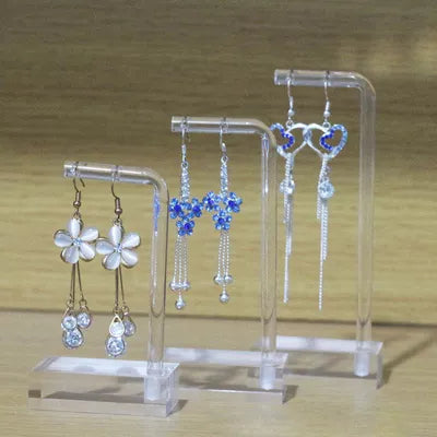 Clear Acrylic Hanging Earring Display Stand Jewelry Showing Case Earring Organizer Earring Holder  Jewellery Stands