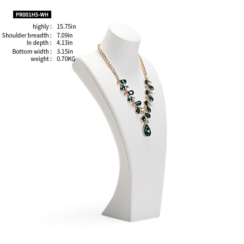 Mannequin Neck Jewellery Hanging Shelf Standing Model Jewelry Storage Props Necklace Display Jewelry Bust Forms