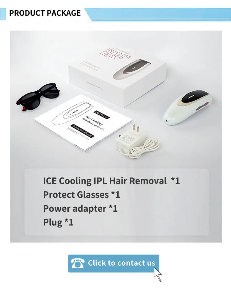 Home Use Body IPL Epilator Laser Hair Removal Device With Ice Cooling Feature Beauty & Personal Care Product