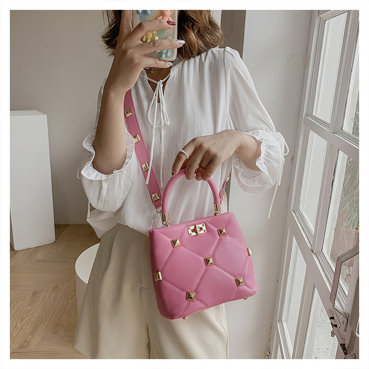 Checkered Women's Tote Handbags Shoulder Bag Cow Fur Handbag Woman / Female / Ladies / Girls Handbag