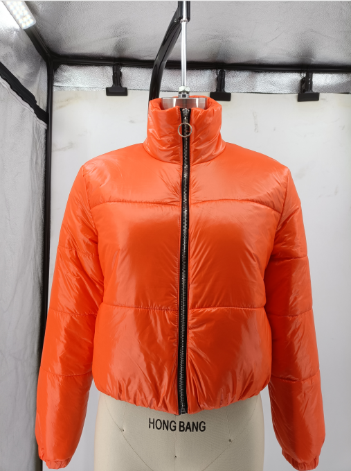 JY032 Winter Bubble Coat Solid Custom Puffer Jacket Fashion Plus Size Women's Coats