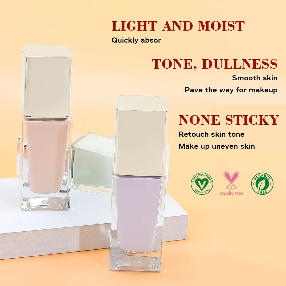 Bulk Vegan 16h Long Lasting Moisturizer Gel Primer Makeup Face Matte Finish Private Label Makeup Base - My Store
