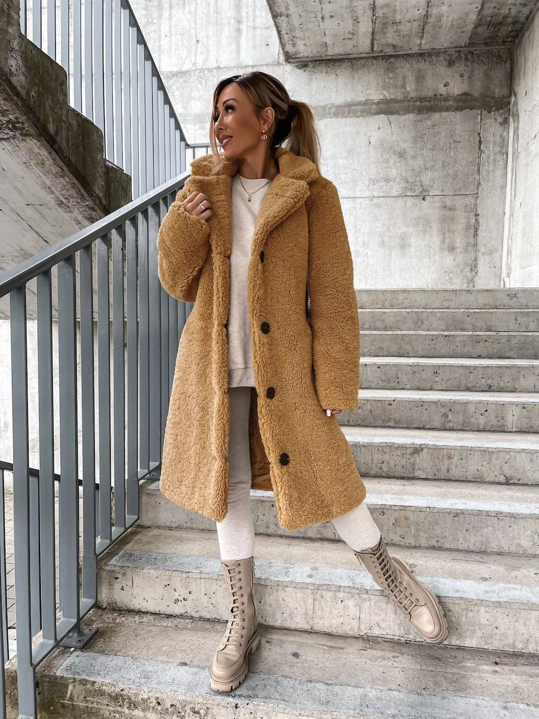 2025 Women's Coats Outside Wear Winter Thick Warm Korean Style Coat Woman's Long Coat for Women