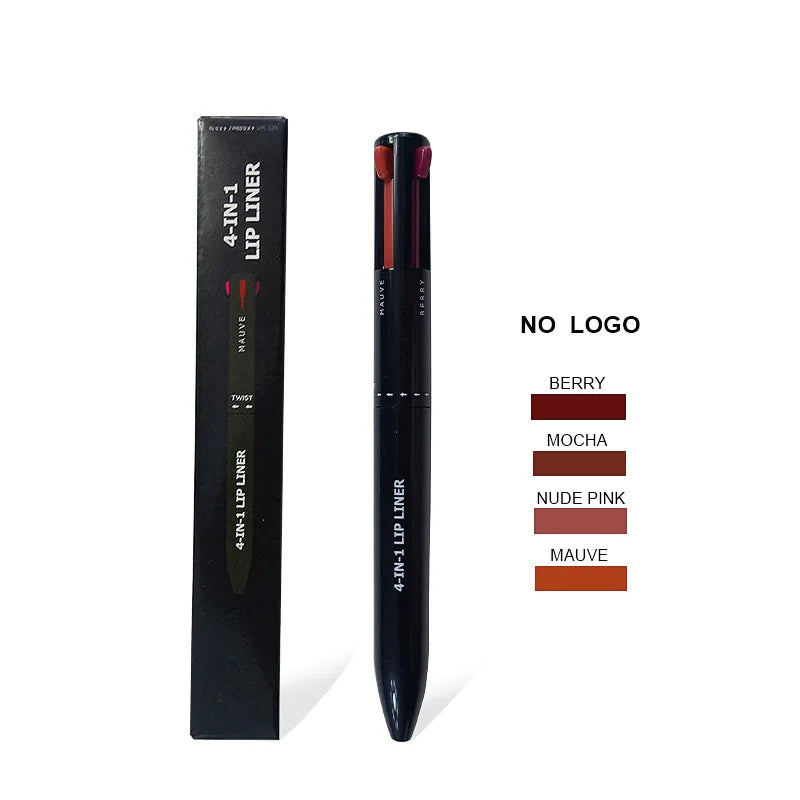 SENKA Private Label 4IN1 Makeup Pen 4 Refills Makeup Lip Liner Lpiz De Maquillaje 4 en 1 Touch Up 4 in 1 Makeup Pen - My Store