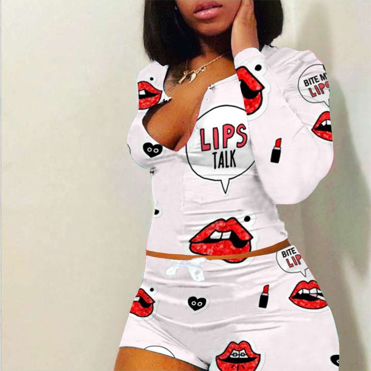 Hot Sale Sexy Lady Summer Sleepwear Pajamas Custom Short Pajamas Women Two Pieces Pajamas
