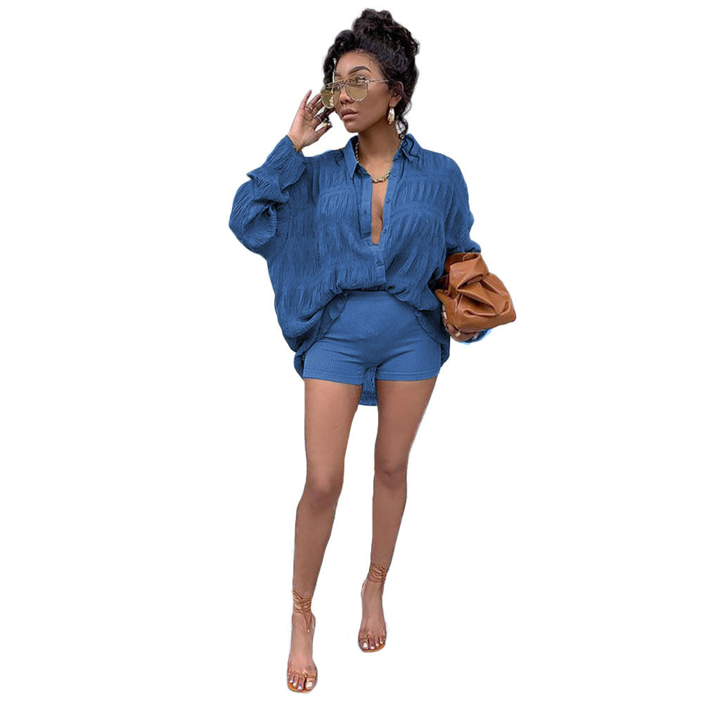 YD Stylish Ladies Causal Career Blouse Button Up Loose Women Workout T-Shirt Top Women's Blouses