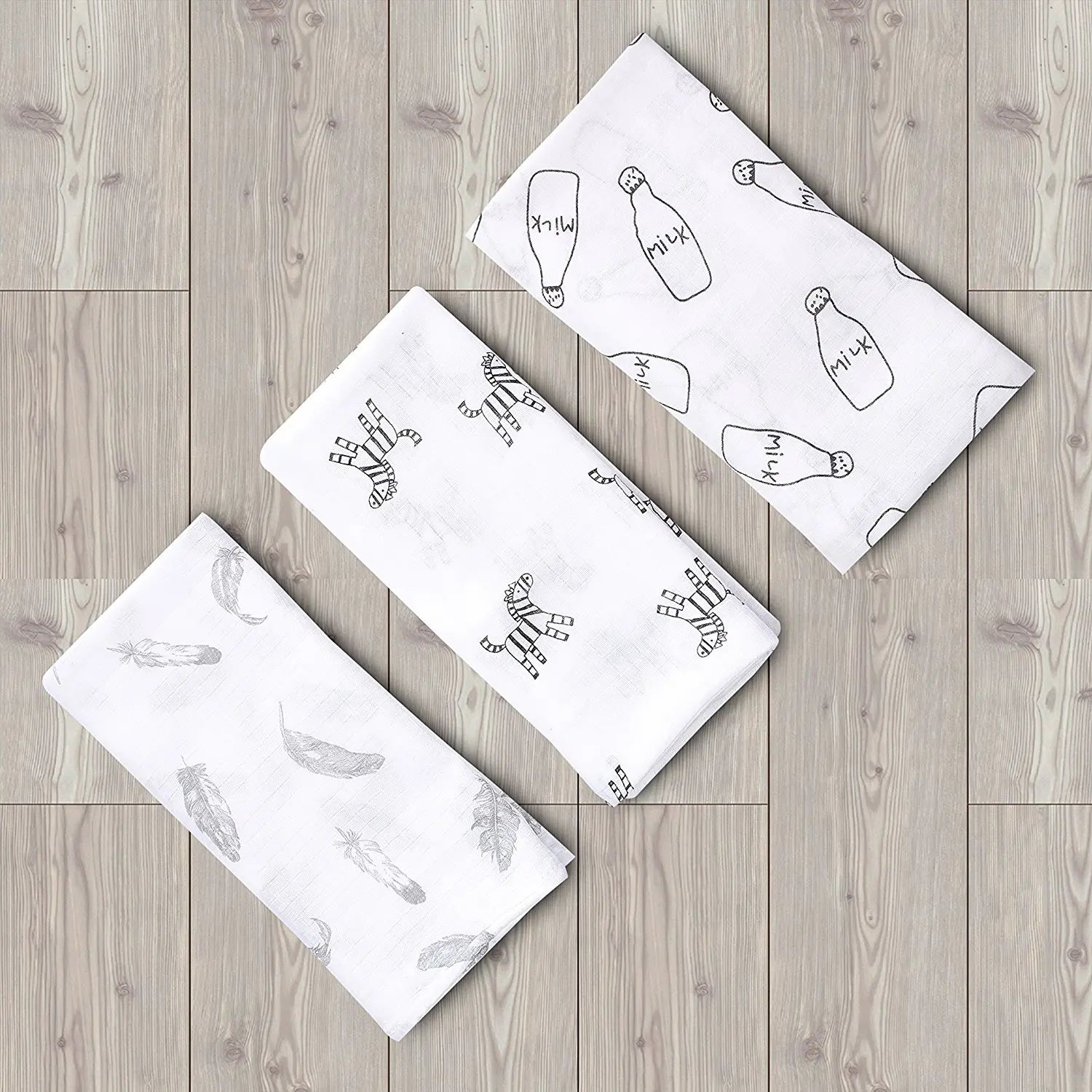 Soft Cotton Baby Blanket  Baby Muslin Swaddle Wrap