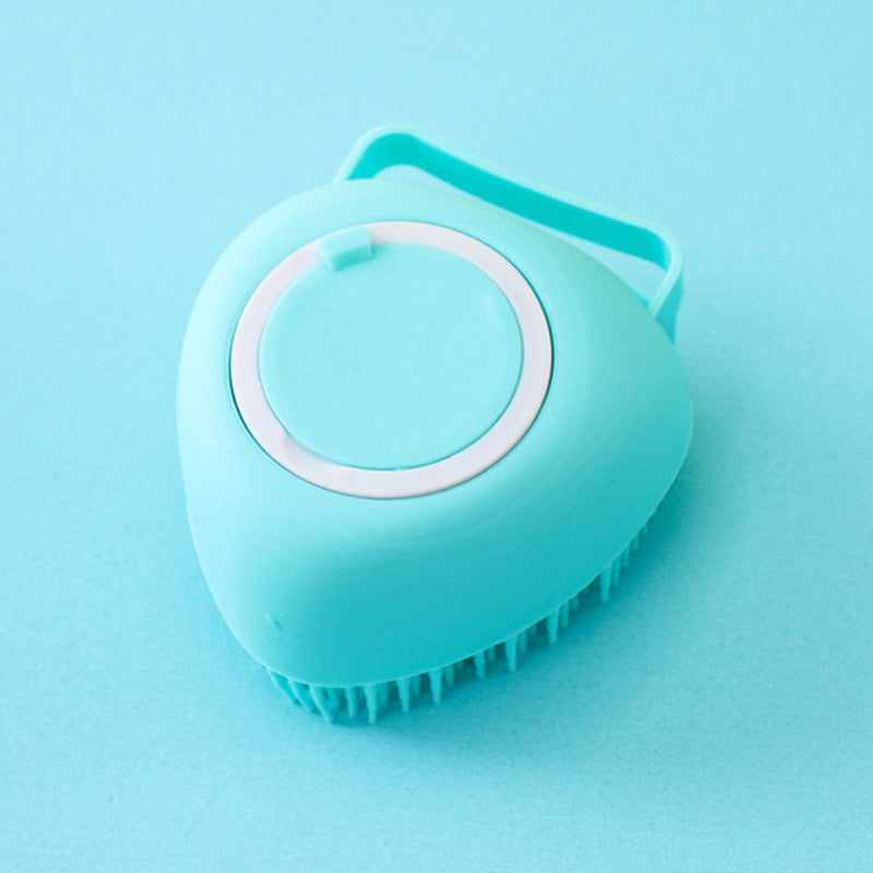 Baby Bath Silica Gel Bath Brush Baby Rub Mud Bath Artifact Silicone Baby Hair Brush