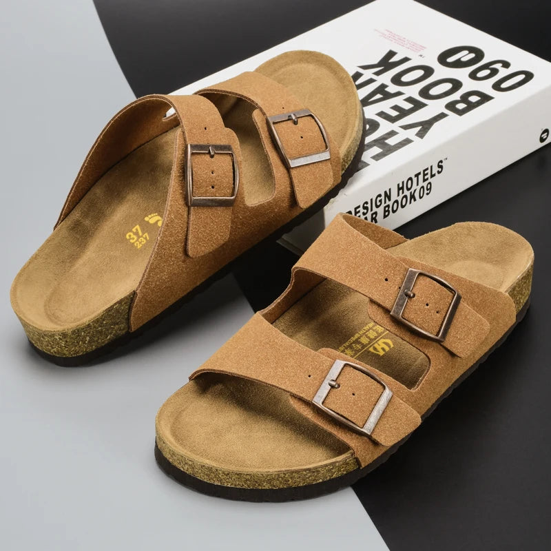 Men Birken Slipper Sandals Comfortable Footwear Two Straps Unisex Slides Shoes Beach Slippers Women Sandals