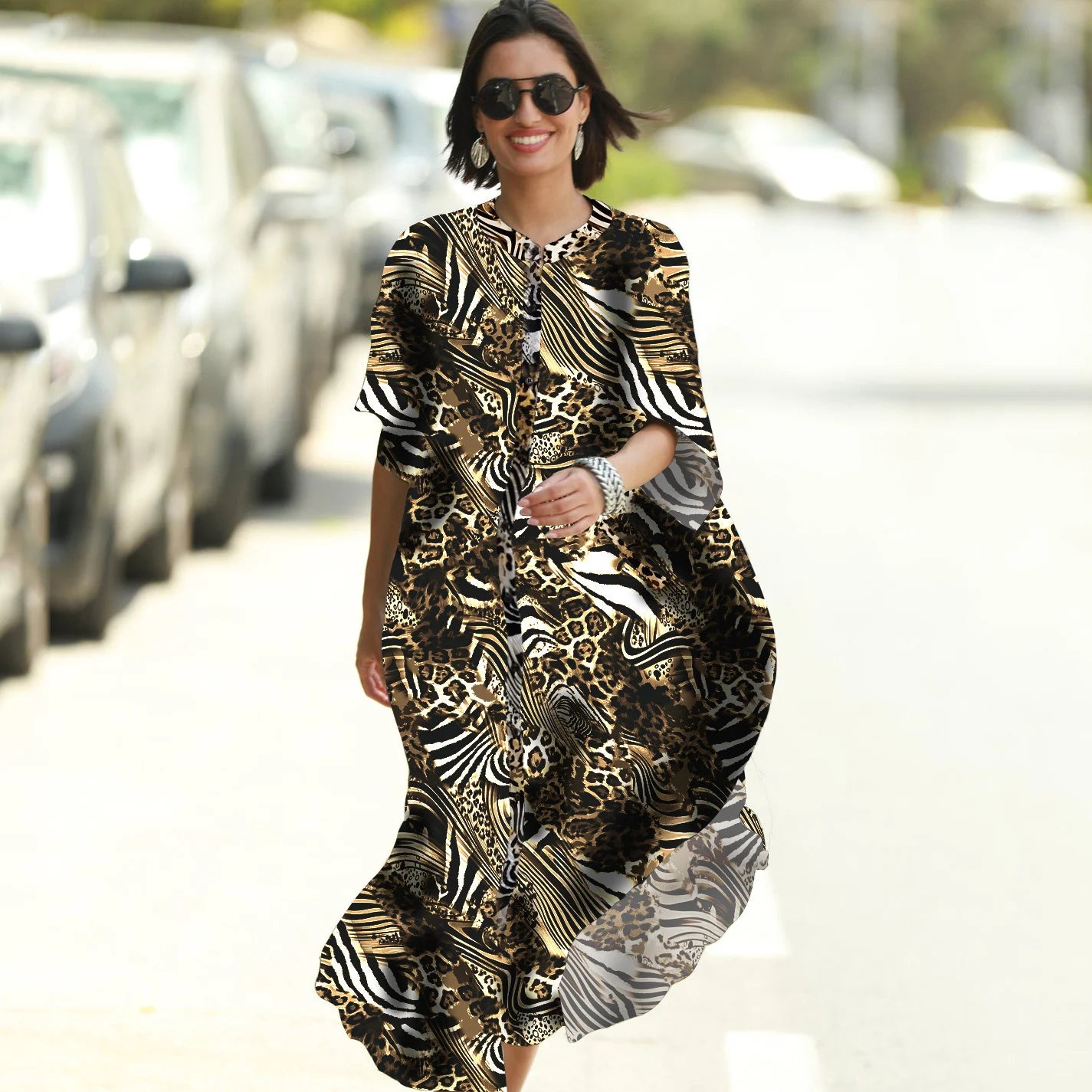 Bohemian Dress Women Casual Dresses  Women's Spring Dresses 2021 Women Clothing