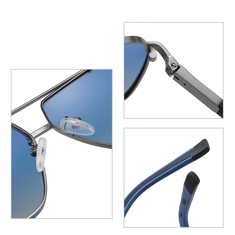Luxury Trendy Polarized Sunglasses for Men Classic Metal Frame Sunglasses 2022 Wholesale Sunglasses in Stock
