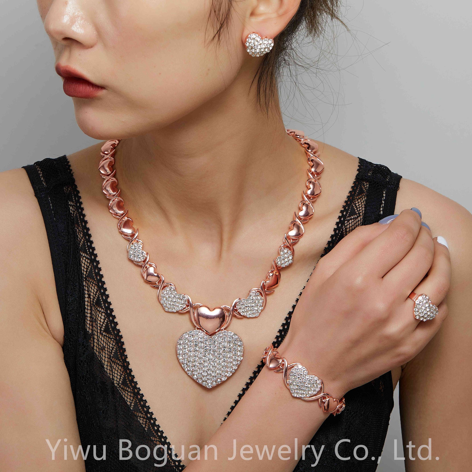 2021 African High Quality Gold Jewelry Women Jewelry Set 18k Gold Plating Jewelry Set