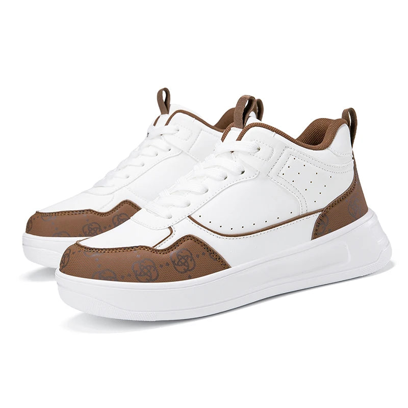 New Trendy Summer Spring Men's Shoes All-Match Women's Breathable Leather Sneaker Casual Sneakers Soft Bottom Stylish Shoes