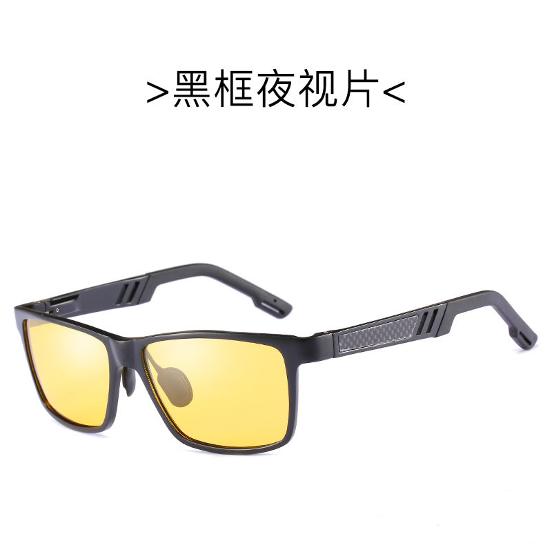 Men Aluminum Magnesium Top Quality Sunglasses Carbon Fiber Sun Glasses Luxury Polarized Sunglass, Sunglasses Sunray/