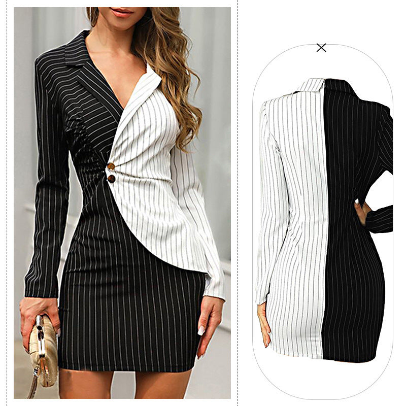 JY040  New Black Women Clothes Dresses Ladies Bodycon Dresses Women Office Blazer Dress