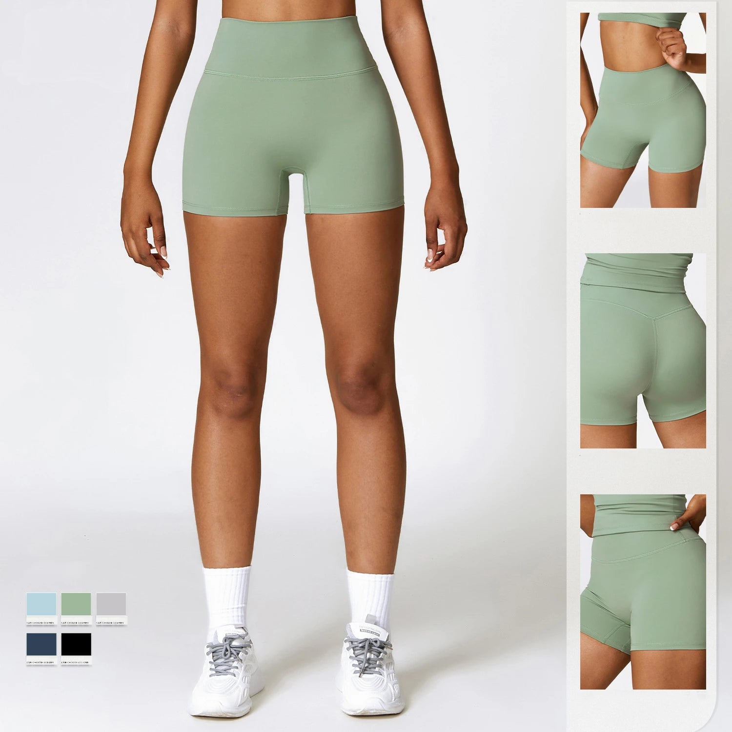 Ropa Deportiva Mujer 5 Pieces Yoga Set Sports Fitness Activewear Gym Woman Seamless Ribbed Workout Clothing Yoga Active Wear Set