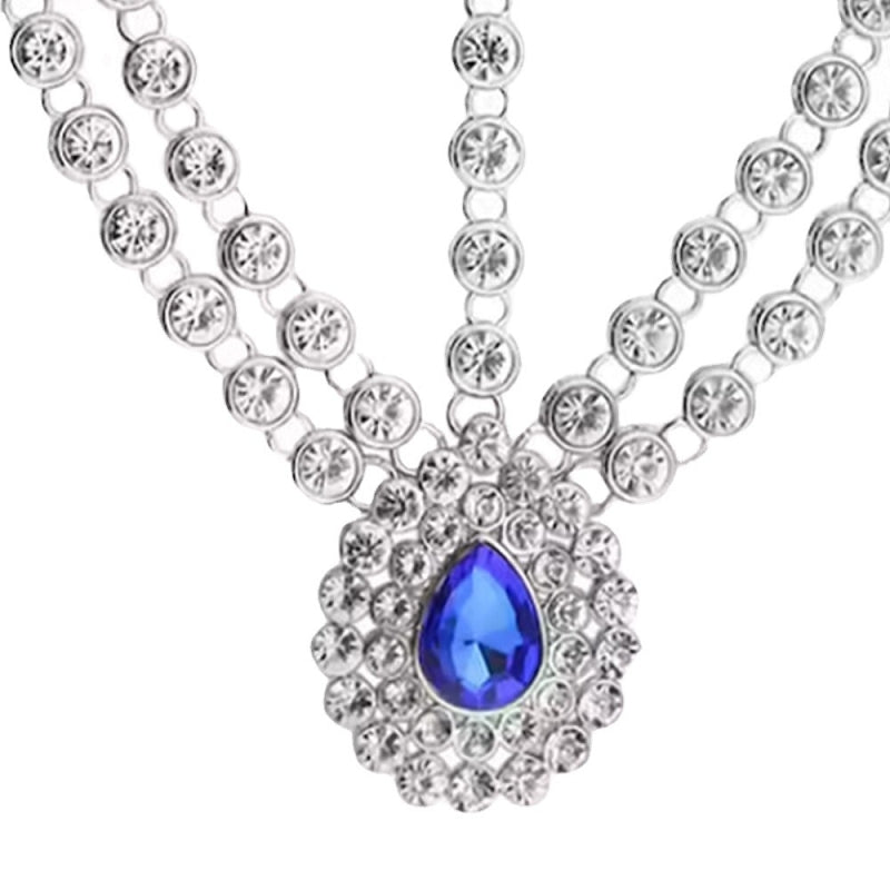 2022 Bride Hair Chain Bohemian Hair Accessories Forehead Hair Chain Rhinestone Wedding Jewelry Crystal Chain