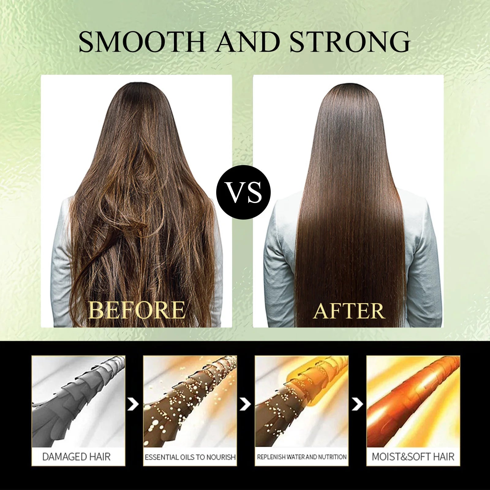 Hair Care Essence Soft Fluffy Shiny Repair Dry and Broken Hair Smooth Softening Hair Serum