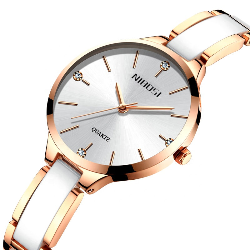 NIBOSI 2330 Brand Luxury Women Watches Fashion Ladies Watches Female Quartzwatch Wrist Women Watch