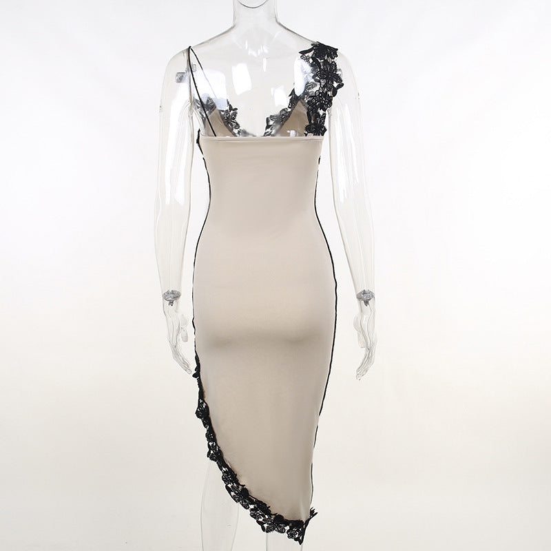 KFL22618 Women Clothing Birthday Evening Dresses Bodycon Lace Dress Women Summer Dresses