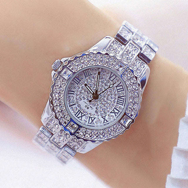 Luxury Brand Watch Elegant Ladies Watches Gold Clock Wrist Watches for Women Relogio Feminino