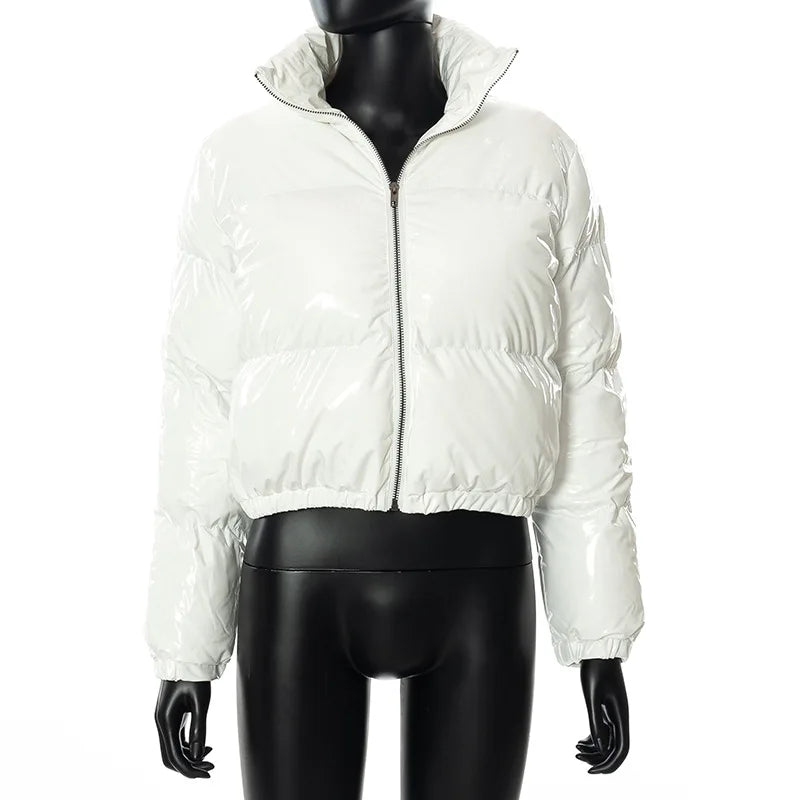 Bubble Coats Fall Winter Coat Women's Puffer Jacket Fashion Leather Bomber Jacket Wholesale Clothing Plus Size Coats