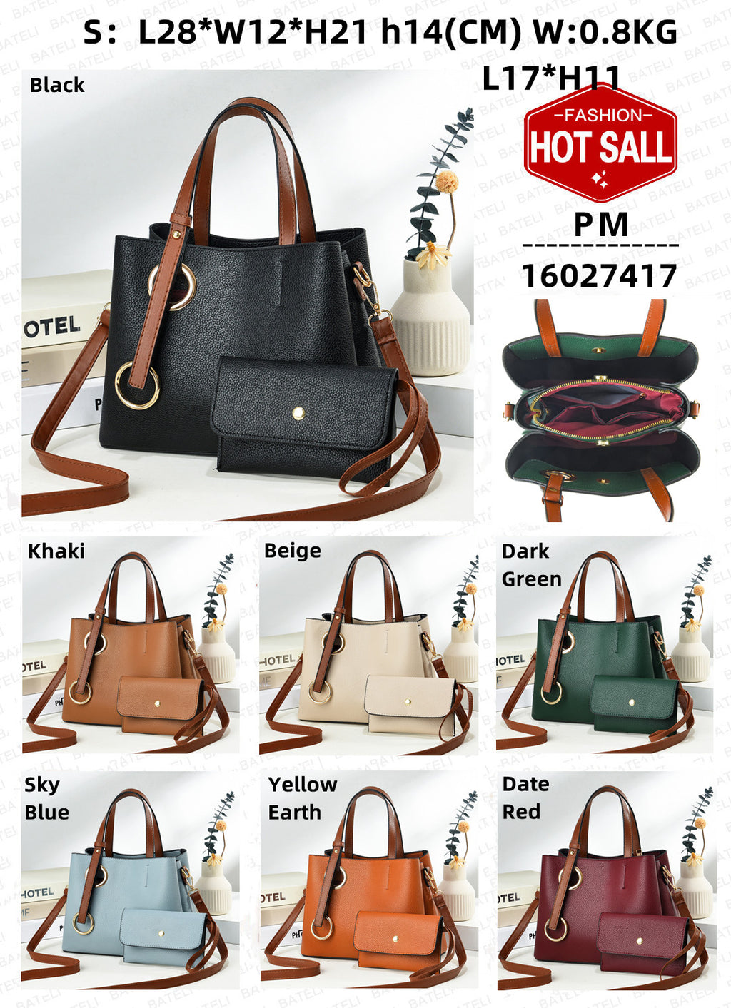 Customised Logo Bags Women Handbags Ladies Women Handbag Sets Leather PU Women's Shoulder Bags Handbags