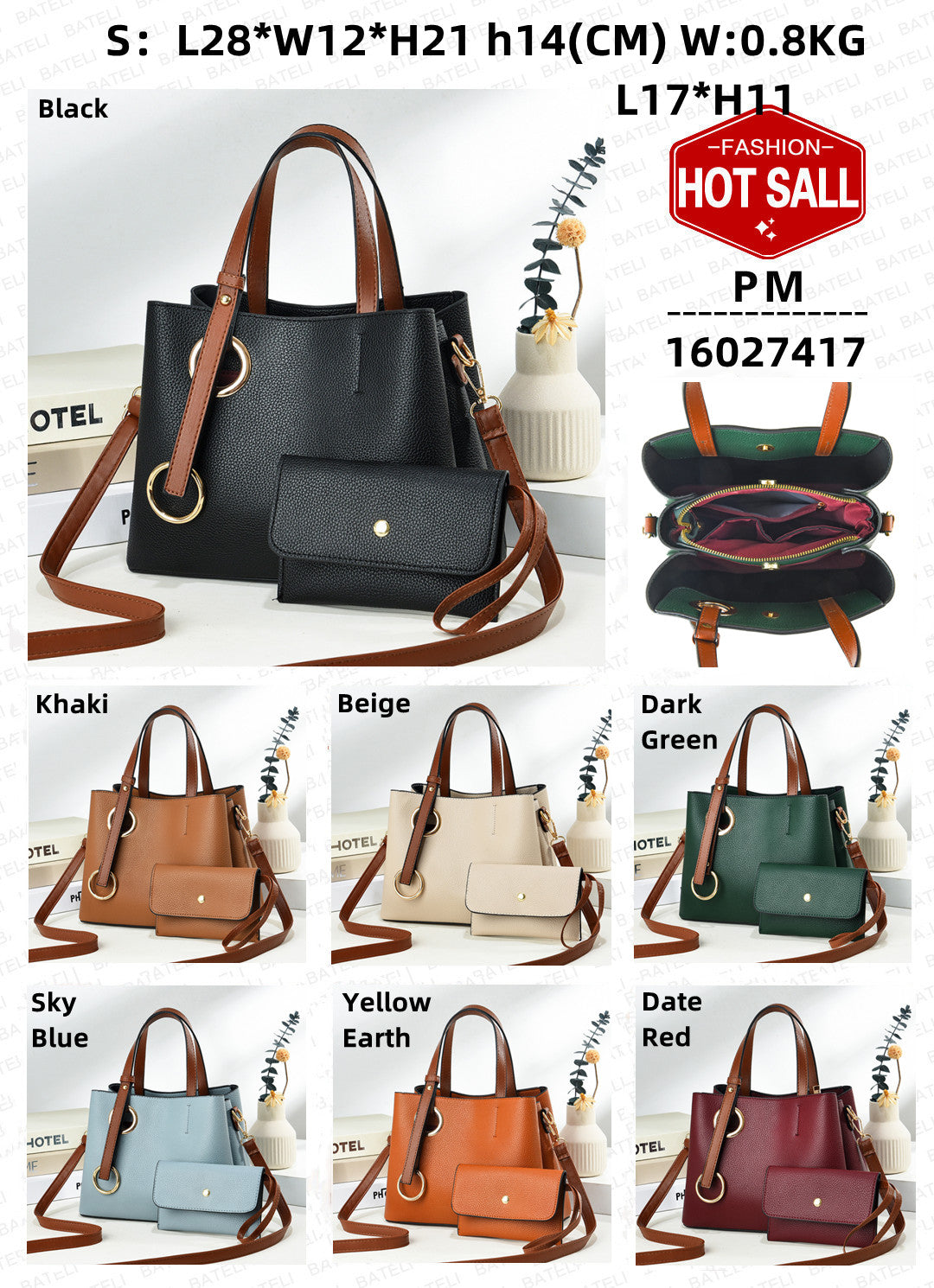 Customised Logo Bags Women Handbags Ladies Women Handbag Sets Leather PU Women's Shoulder Bags Handbags