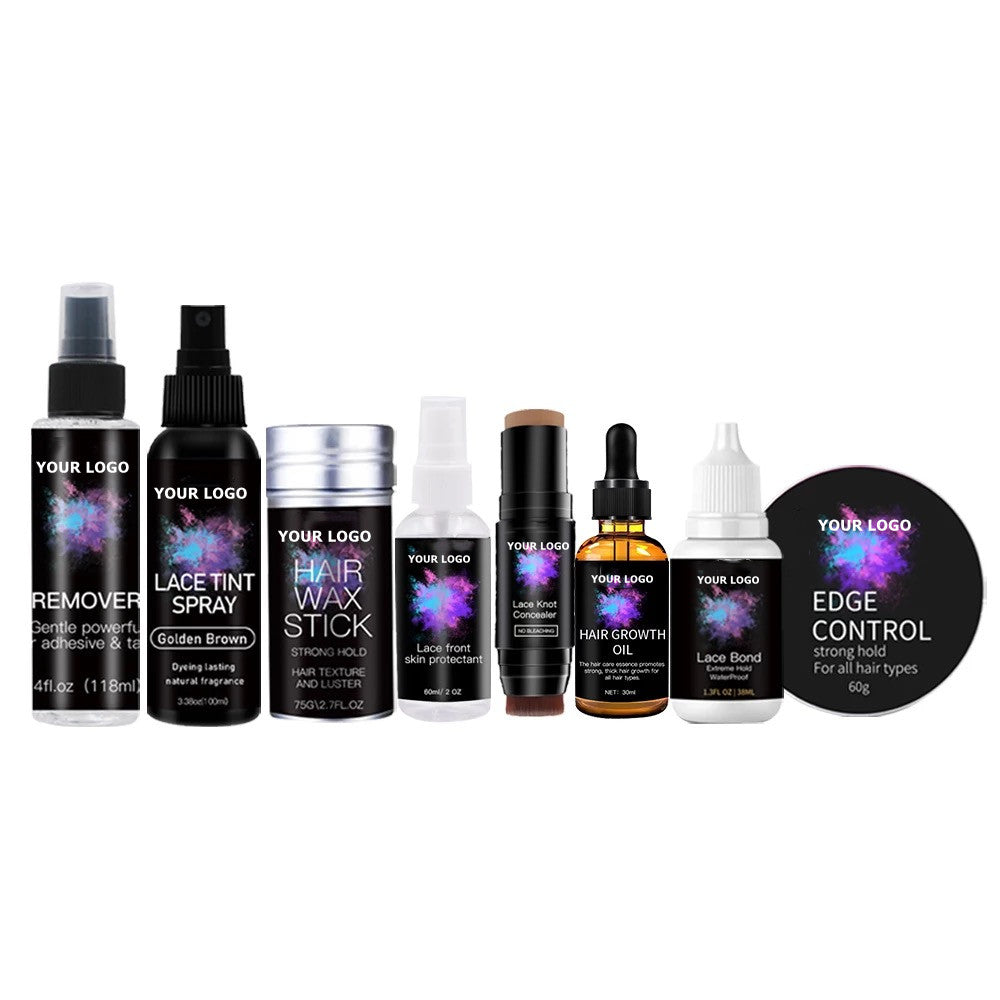 Hair Extension Curl Mousse Private Scented Label Lace Vendor Glue Wig Adhesive Waterproof Hair Extensions Tools Custom Logo