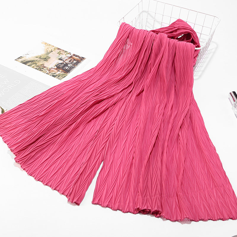 Inner Hijab Under Scarf Long Dubai Pleated Chiffon Hijabs Scarfs 2020 Scarves Muslim