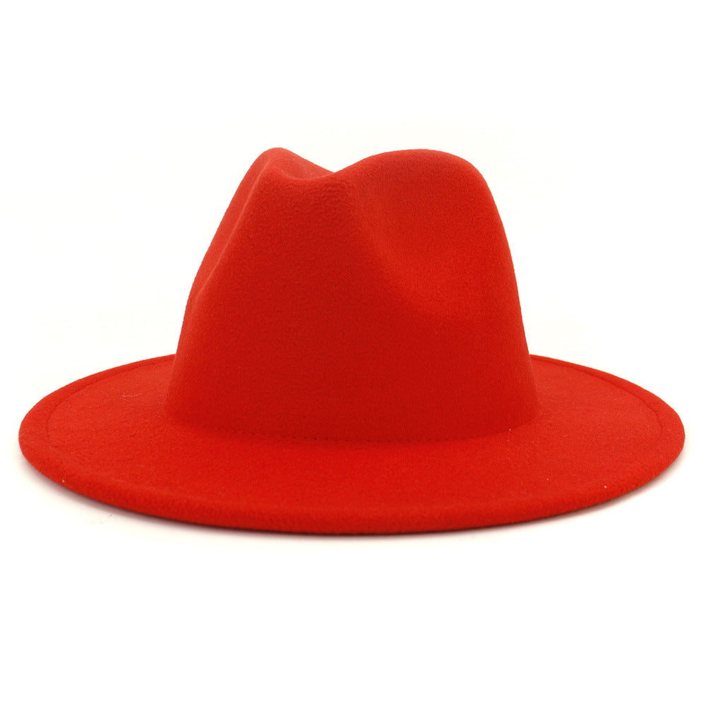 High Quality Children Jazz Fedora Hat Solid Fedora Hats for Kids