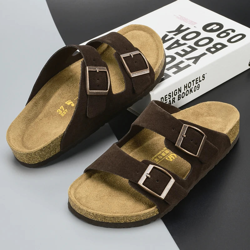 Men Birken Slipper Sandals Comfortable Footwear Two Straps Unisex Slides Shoes Beach Slippers Women Sandals