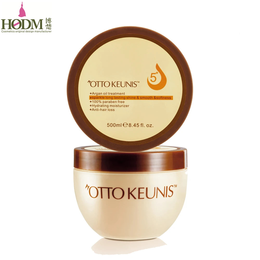 HODM Wholesale Organic Natural Smooth Anti Aging Hydrating Hair Care Argan Oil Hair Mask 500ml