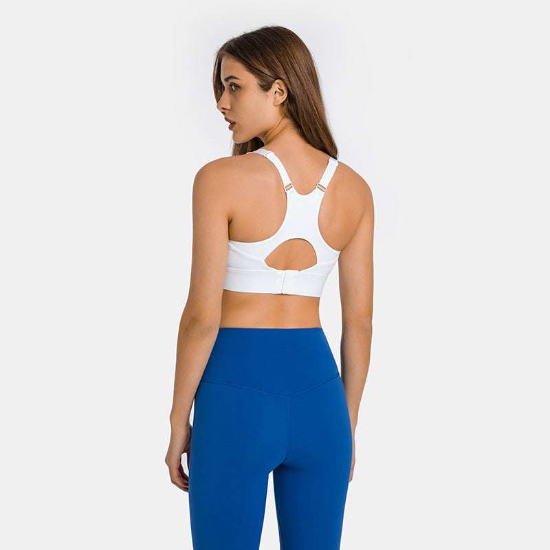 Xsunwing Custom LOGO Designer Adjustable Strap Sports Bra High Impact Fitness Activewear Yoga Wear Workout Gym Crop Tops WDQ175