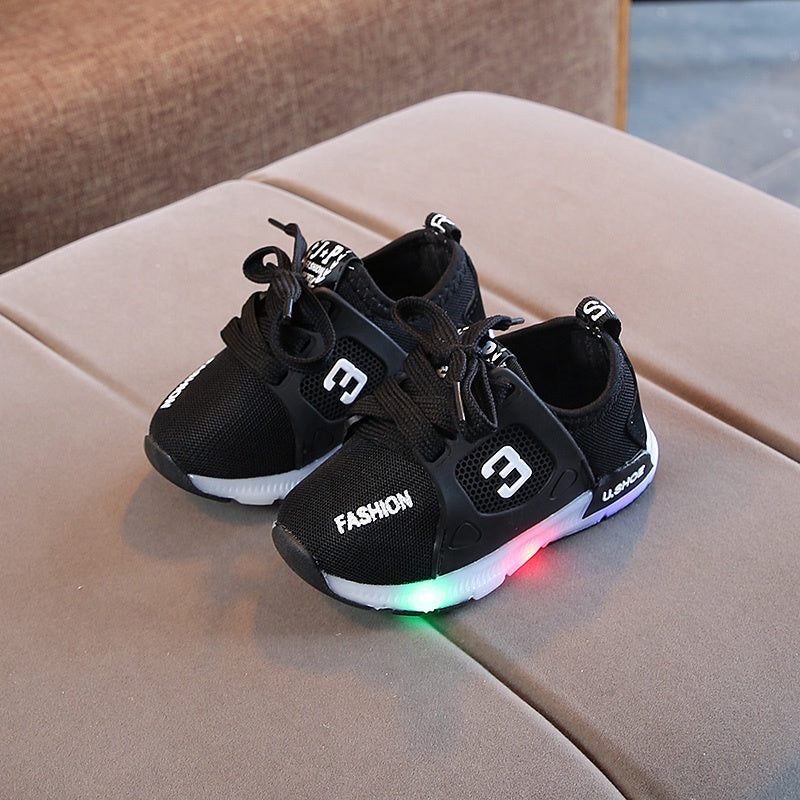 Kids Sneakers Lighted Sneakers Glowing Shoes Boys Baby Sneakers With Luminous Sole Children's Led Shoes Boys Girls Light Up